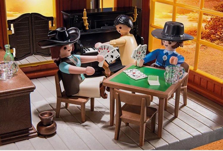 PLAYMOBIL VINTAGE WESTERN 3786, 3786, 3423, 3462 (sheriff, saloon, drugstore) EUR 68,00 - FR