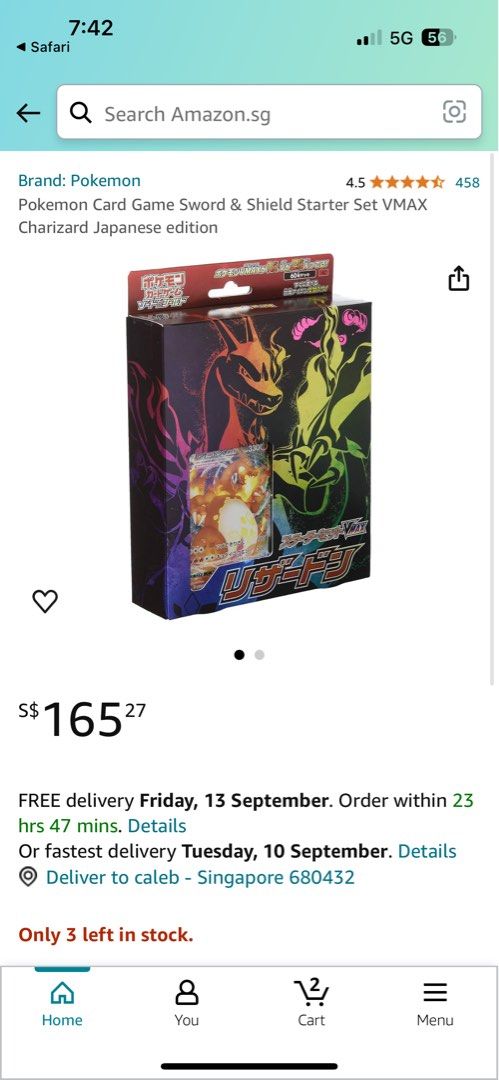 Pokemon Card Game Sword & Shield Starter Set VMAX Charizard Japanese edition, Hobbies & Toys, Toys & Games on Carousell Pokemon Card Game Sword & Shield Starter Set VMAX Charizard Japanese edition, Hobbies & Toys, Toys & Games on Carousell