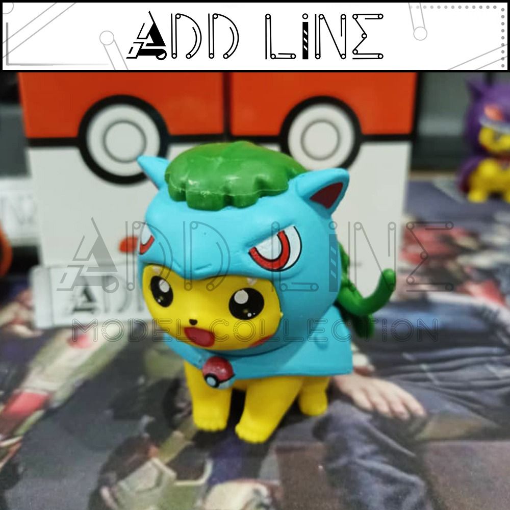 Anime GK Q versión Pikachu COS Gengar Charizard PVC figuras de acción