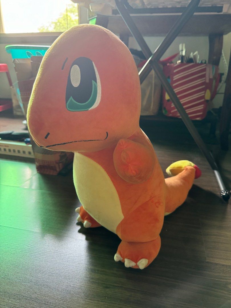 Pokemon Stuff Toy (Category: Plushies & Soft Toys) located in Quezon City. Submitted by wendyang123 (Listing ID 1322916923, Image 3). Description: Pikachu Stuff toy (17.5x15inches) Charmander Stuff toy (19x12.5inches).