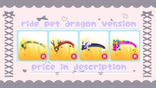 Neon Fly Ride NFR Vampire Dragon adopt me, Video Gaming, Video Games ...