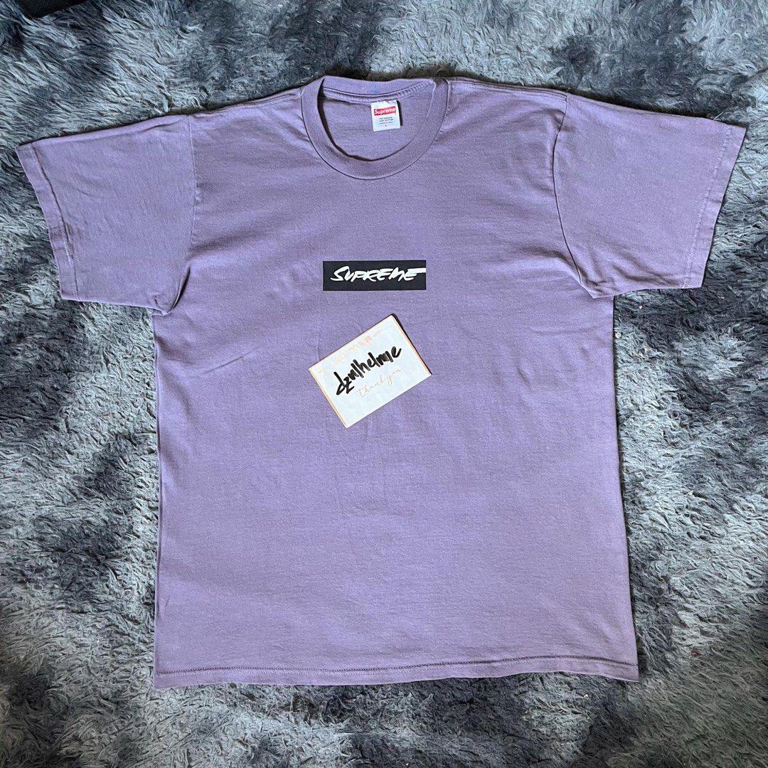 Tシャツ(半袖+袖なし) Supreme - Supreme Futura Box Logo Tee Purple L L□Supreme Futura Box Logo Tee Purple（Supreme - Supreme