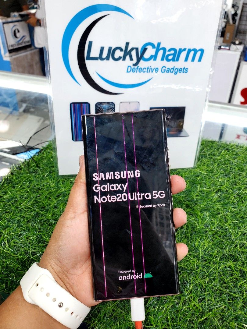 Samsung Note20 Ultra 5G 12gb/512gb (Category: Samsung) located in Manila. Submitted by lucky.charm.gadgets (Listing ID 1322928236, Image 2). Description: Samsung Note20 Ultra 12gb/512gb (Please Search sa full specs) GOOD BOARD GOOD FOR PARTS ,CAMERA ,BATTERY etc. Except LCD! LCD ISSUE,MAY LINES AT MARAMI PANG MANINIPIS NA LINE NA DI MASYADO HALATA SA PIC,BUY AT YOUR OWN RISK PO. Direct message me call/text:09279452049 We Accept cod w/in Metro Man