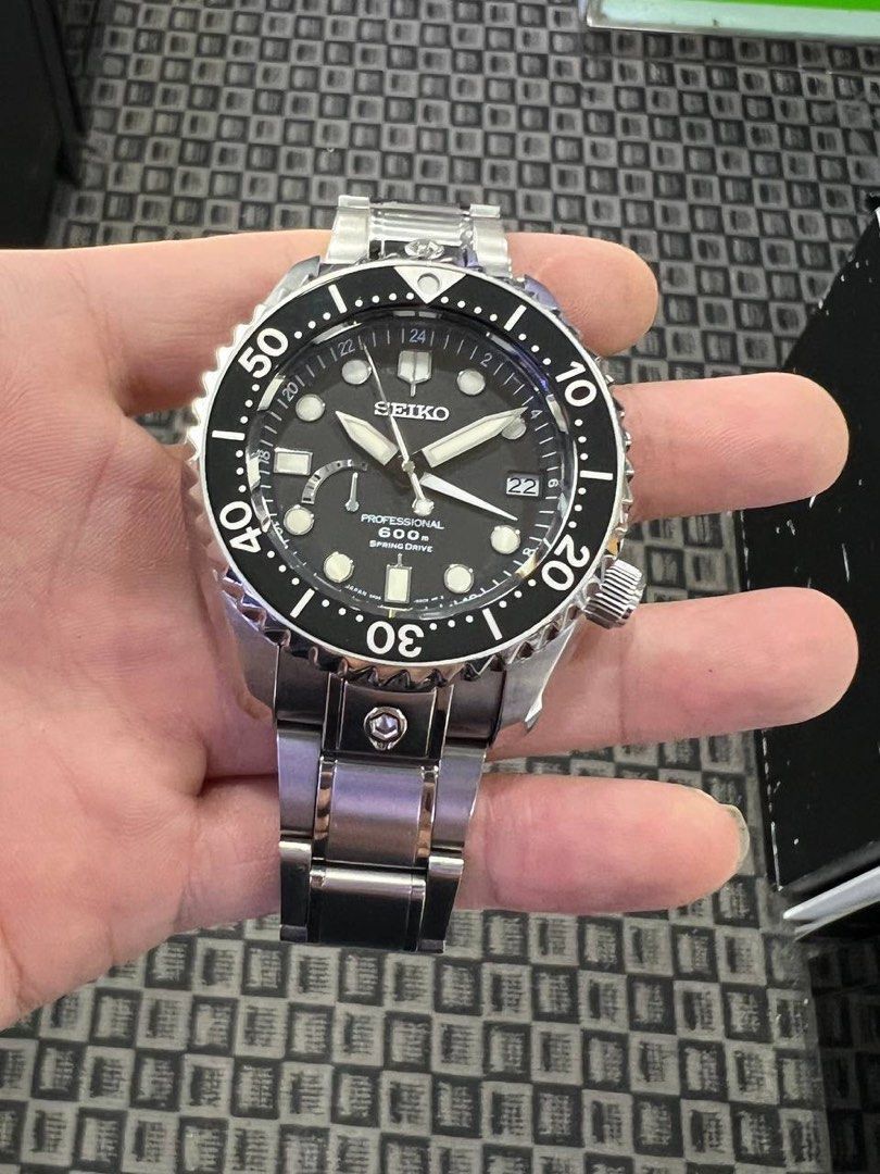 Seiko marinemaster 600m spring drive on sale