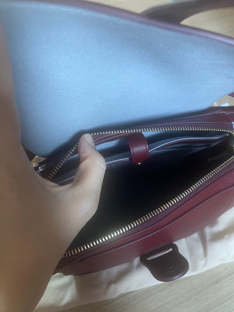 Senreve Midi Maestro in Merlot (Pebbled), Women display picture 3