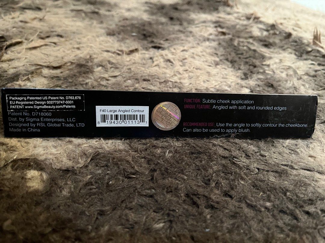 Sigma beauty brush F40 (Category: Makeup) located in Cavite. Submitted by ekasbeautyandtoysroom (Listing ID 1323059618, Image 2). Description: Authentic sigma beauty f40 blush,contour bronzer brush Bn with box Perfect addition to your make up brushes.