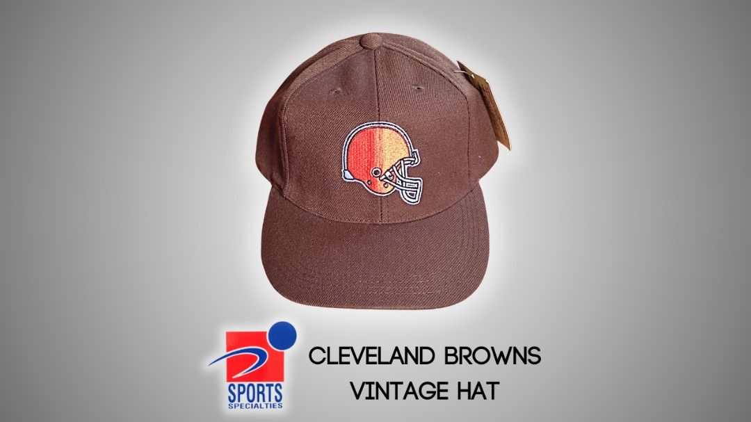 Sports Specialties Cleveland Browns Logo Vintage Snapback Hat, Men's
