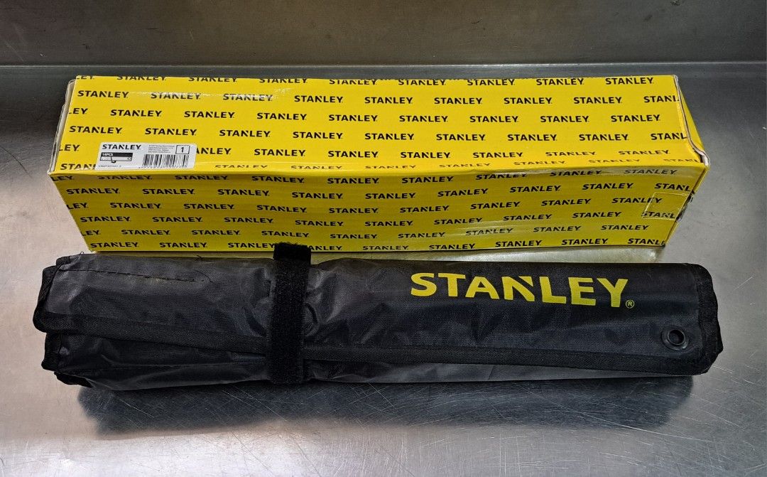 STANLEY 14pcs 8-32mm Combination Wrench Set (Category: Construction Tools & Equipment) located in Manila. Submitted by tonpornel (Listing ID 1322940103, Image 2). Description: Ton-Pornel Mercantile • We supply Powertools, Hardware tools, Plumbing, Paints, Electrical and Construction materials • We offer Paint Mixing and Powertools Repair Visit us: 38 Marcos Highway Mayamot, Antipolo City https://maps.google.com/?cid=1384230075759805792&entry=gps 
