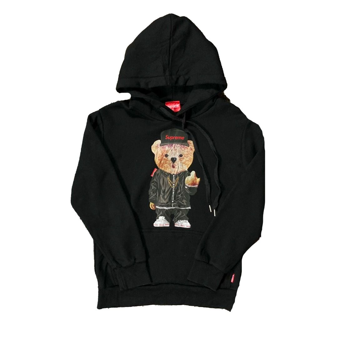 Supreme bad bear hoodie jacket Men s Fashion Tops Sets Hoodies on Carousell