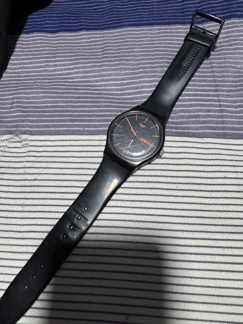 SWATCH DARK REBEL WATCH Unisex
