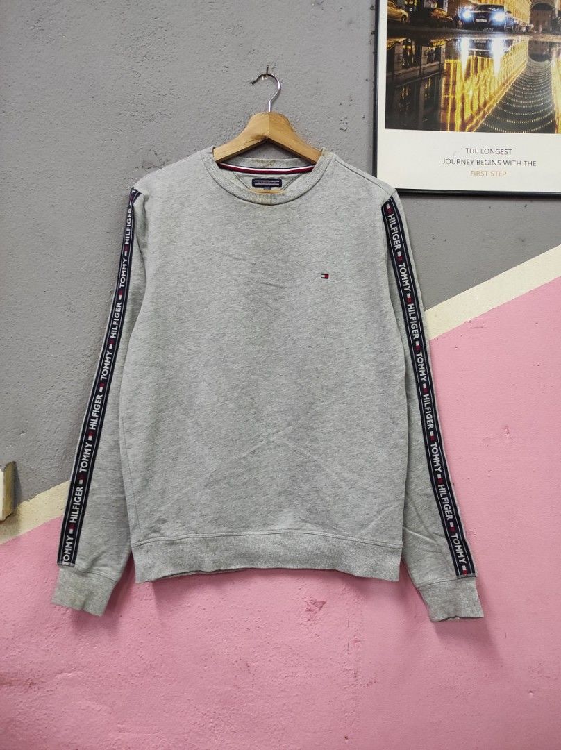 Tommy hilfiger side tape sweatshirt discount