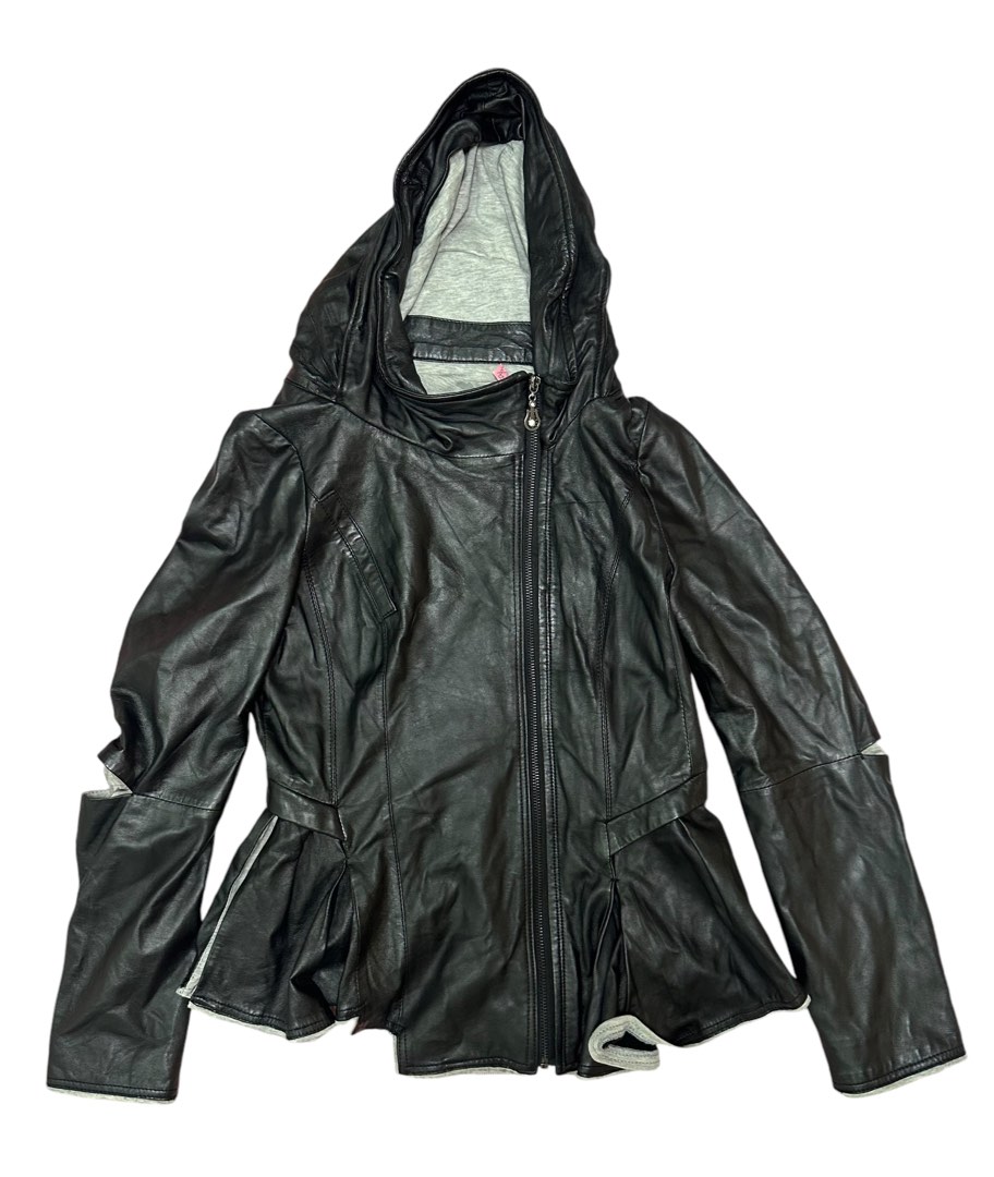 Valentino Brown Goatskin Biker Jacket