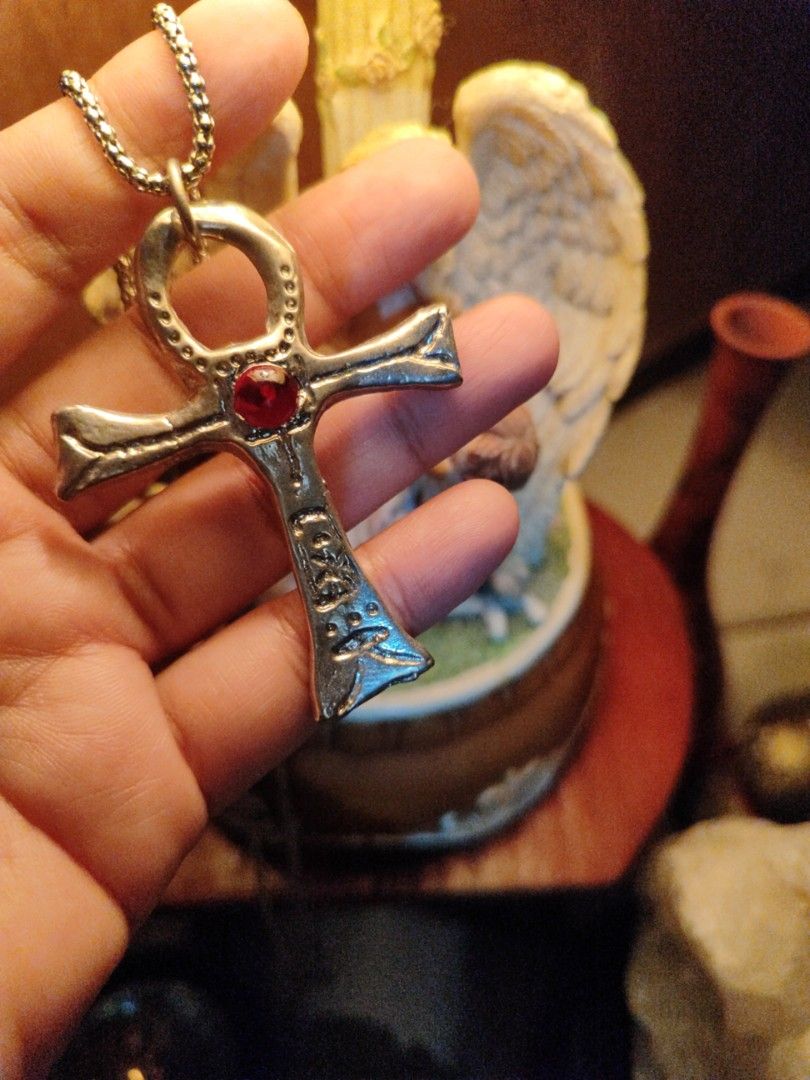 Vintage ankh necklace hot sale