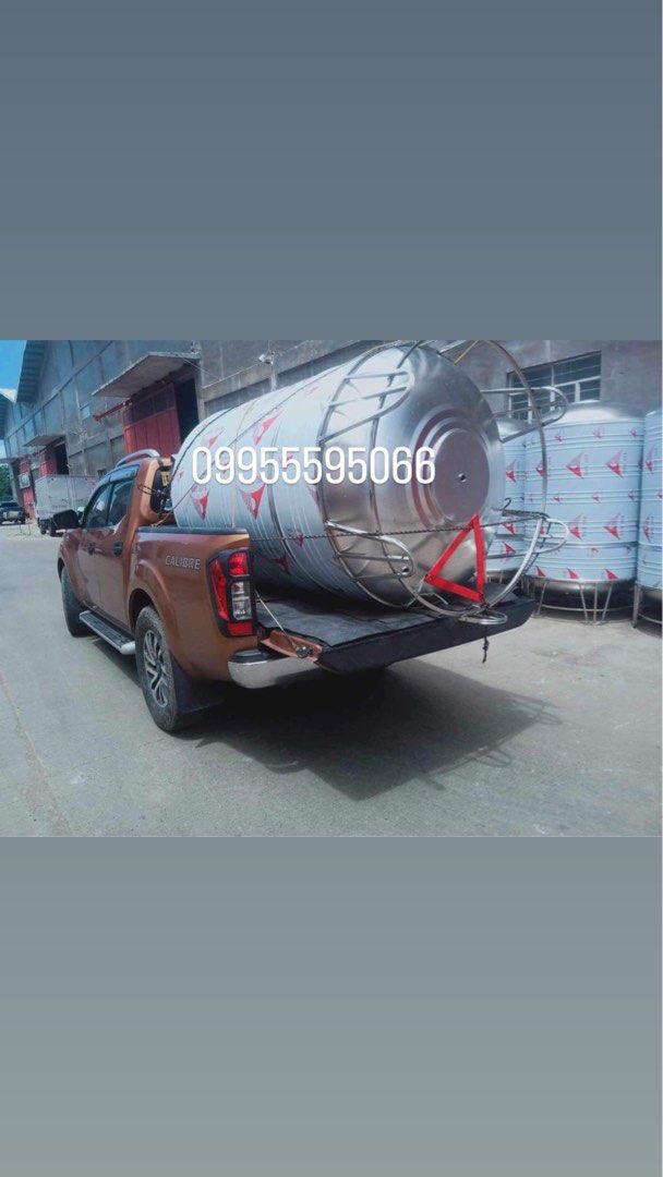 Water tank (Category: Construction & Building Materials) located in Manila. Submitted by melody.tulale001 (Listing ID 1322956750, Image 3). Description: BRAND NEW WATER STORAGE TANK ‼️ BODEGA PRICE ‼️ ✅ .7mm Thickness ✅Made With 100% 304 Grade Stainless-Steel ✅Sizes 500L To 20,000L ✅Vertical Or Horizontal ✅With Stainless Steel Stand (500L-2000L) ✅Free Delivery within metro manila ✅Mode Of Payment - CASH ON DELIVERY - GCASH ‼️We Accept Customized 
