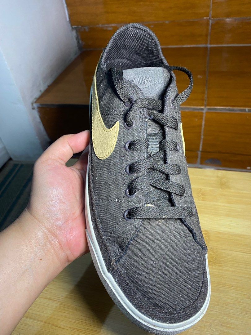 Original Nike Women Brown Canvas Shoes Size 8 Women s Fashion Footwear Sneakers on Carousell