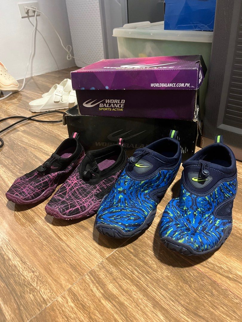 World Balance Water Shoes Women s Fashion Footwear Slippers and slides on Carousell