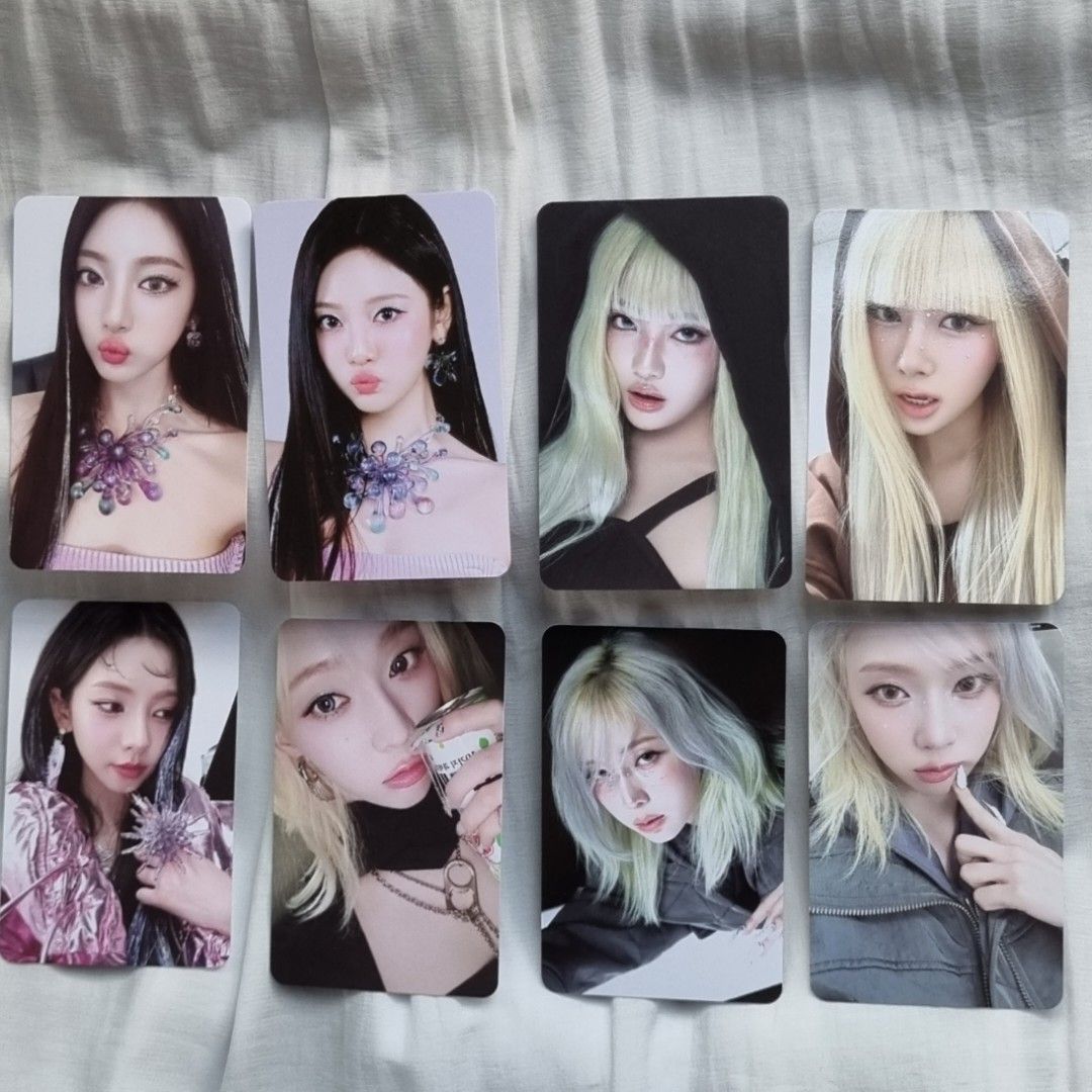 wts/wtt aespa supernova armageddon trading cards tc pcs karina