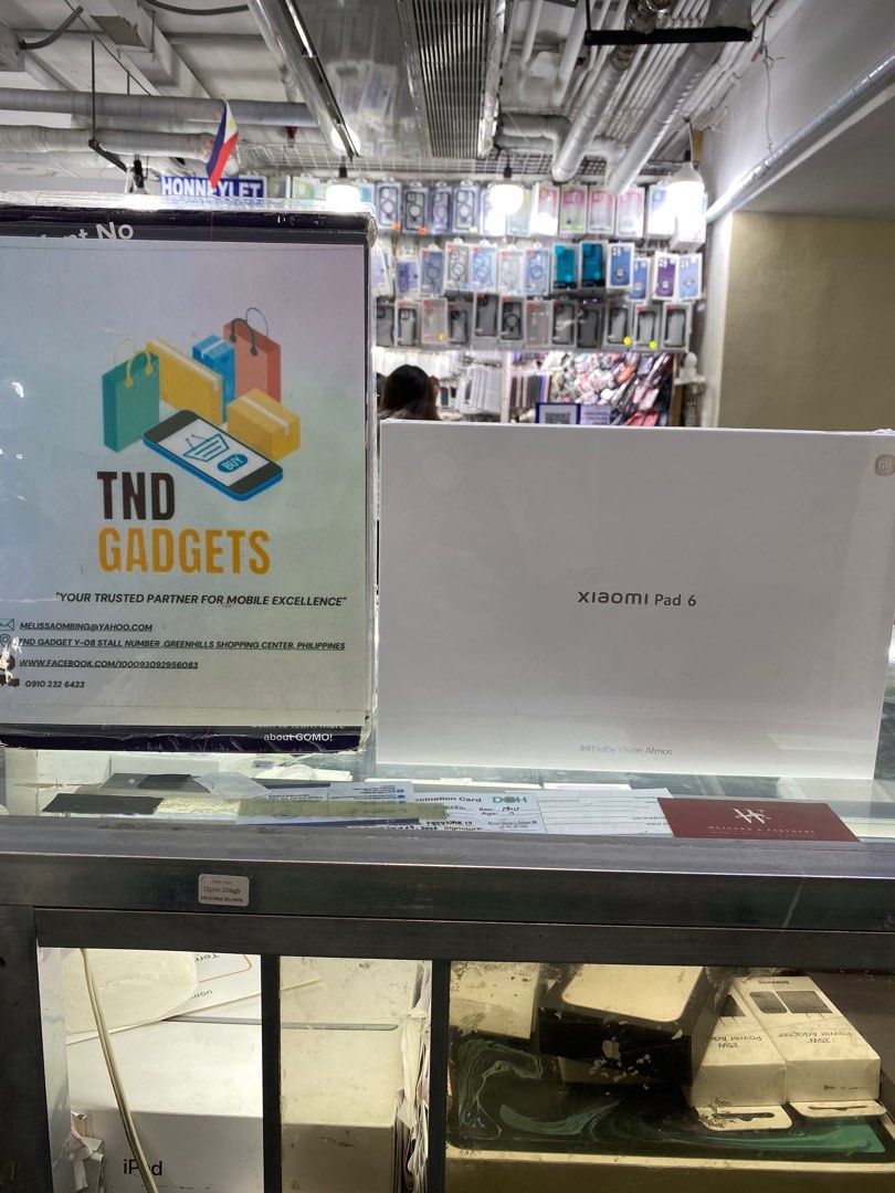 Xiaomi Pad 6 256gb (Category: Android) located in Pasig City. Submitted by melissaomb01623 (Listing ID 1323081322, Image 1). Description: Xiaomi Pad 6 8gb Ram 256gb Rom Brand new sealed 1 year warranty 📌pick up store in greenhills shopping center 📌we do cod in metro manila and near provinces just add sf only 📌we ship nationwide via LBC 📌we accept swap/trade in 📌we accept credit card installment 📌we accept ggives 📌we accept billease install
