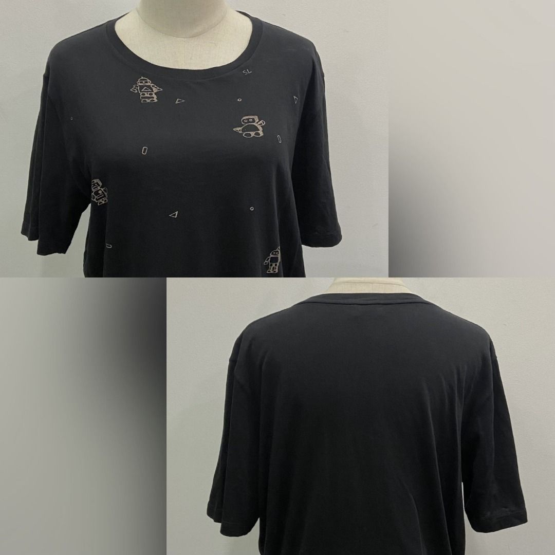 Saint laurent robot t shirt top