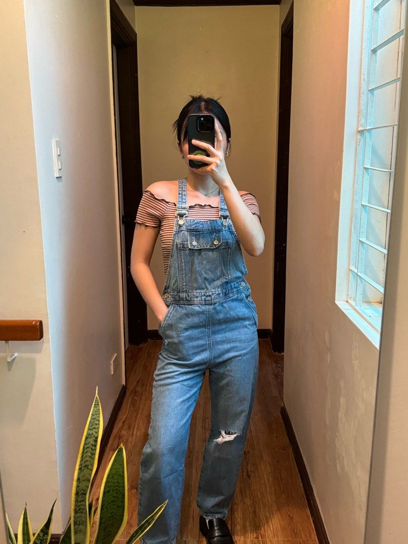 Dungarees with jumper sales