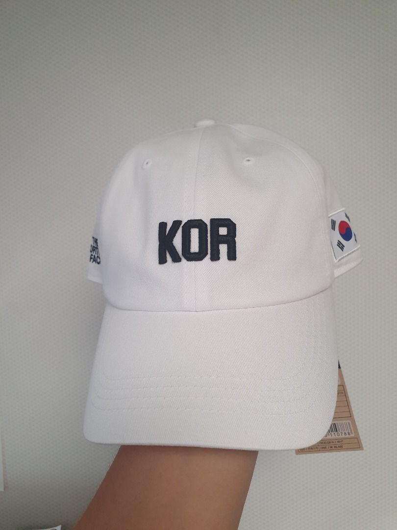2024 Olympic Edition teamkorea TNF Unisex women men Cap the north face Cap hat 24 KOC COTTON BALL CAP R OE3CQ01A 24 KOC TNF Women s Fashion Watches Accessories Hats