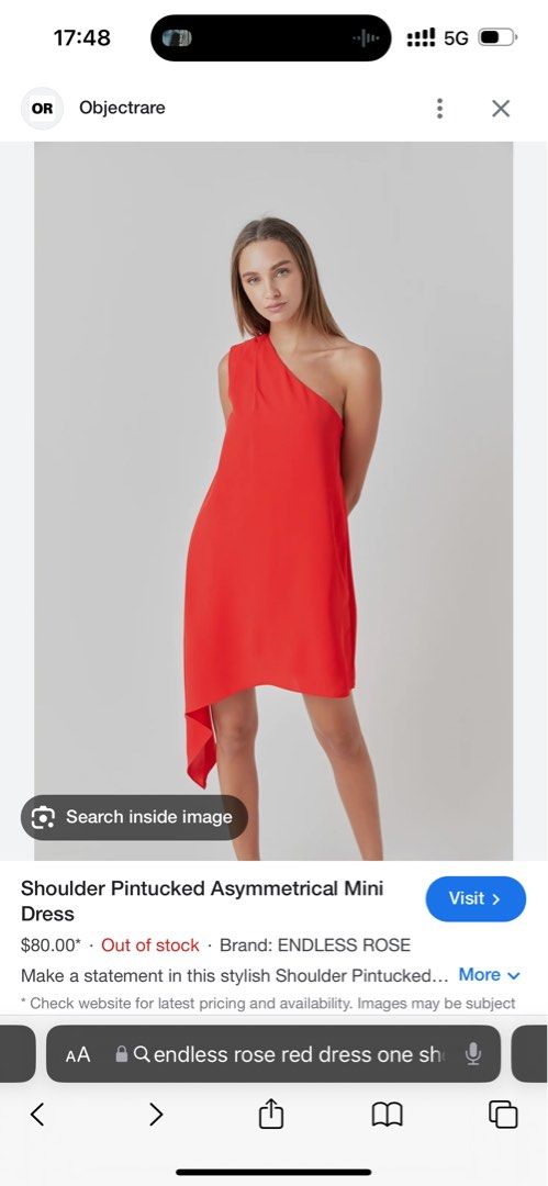 Endless rose red dress shop