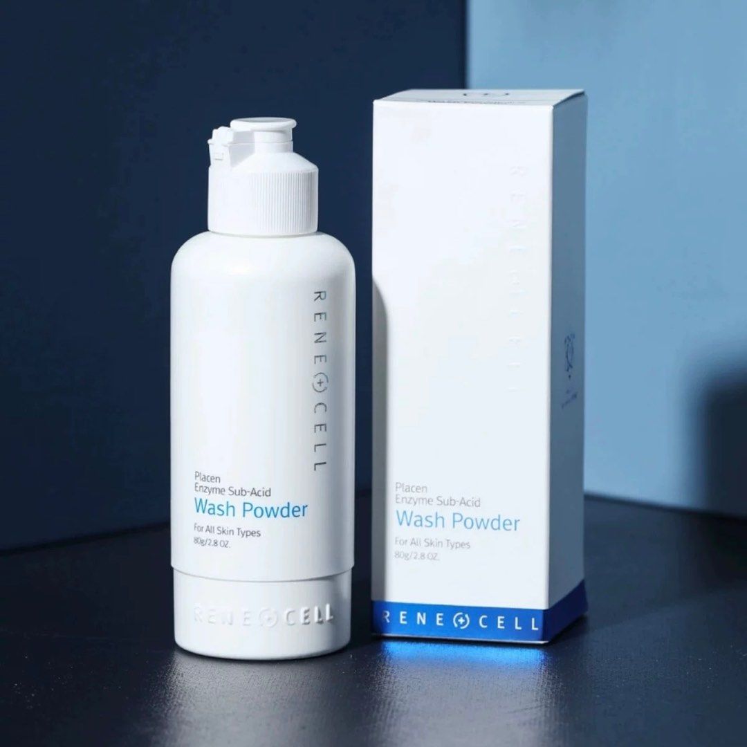 RENECELL Wash Powder 80g 3本 Amazon.com: RENE CELL[Renecell] PLACEN ENZYME SUB-ACID WASH
