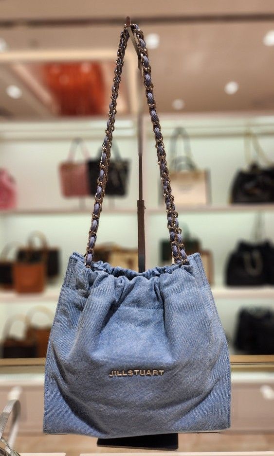 正品❣️韓國JILLSTUART coco chain 2way bag size S DENIM 韓國