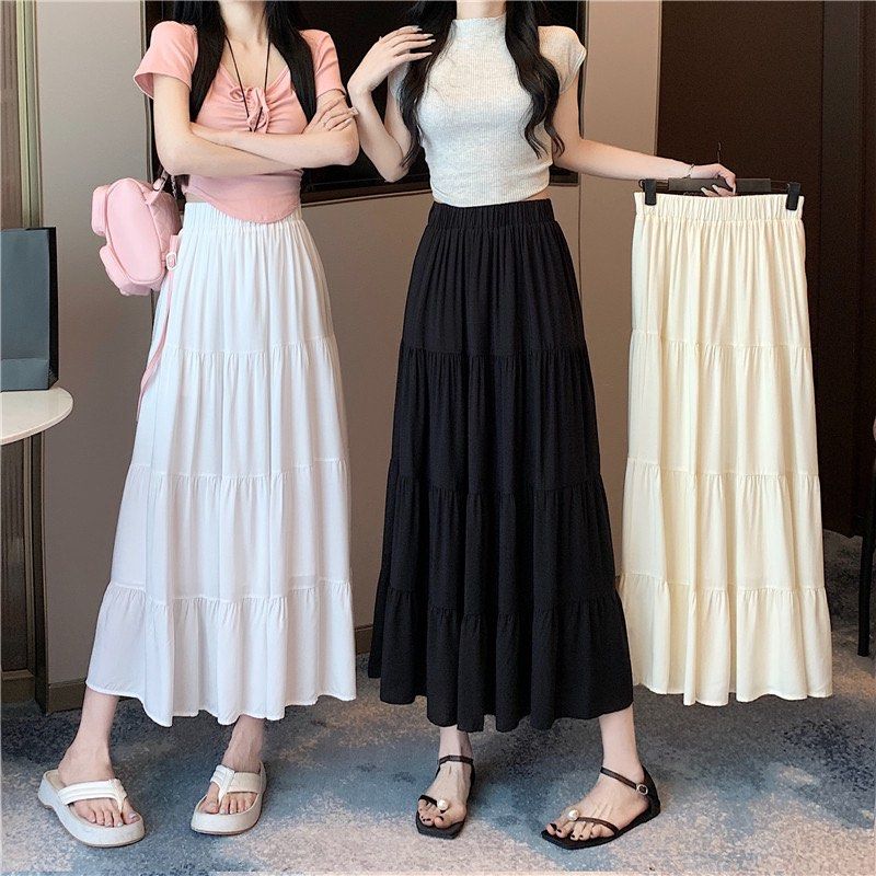 Medium length skater skirts best sale