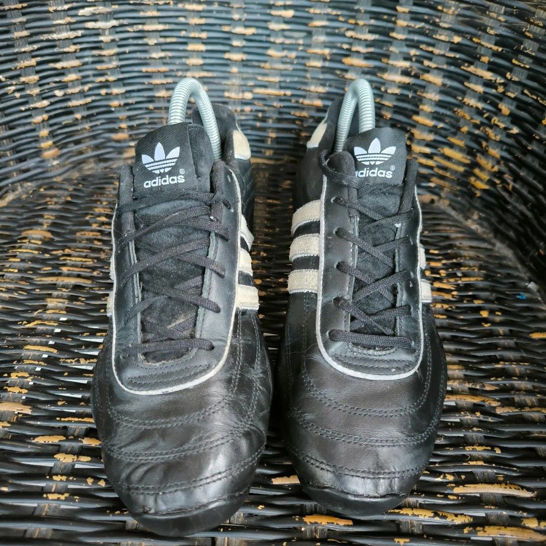 ADIDAS ADI RACER BLACK WHITE size 38.5 Fesyen Wanita Sepatu di Carousell
