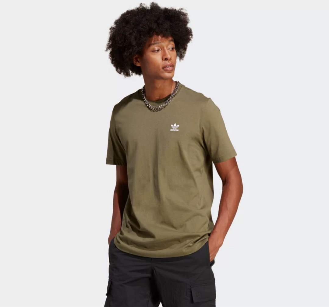 Military green adidas shirt best sale