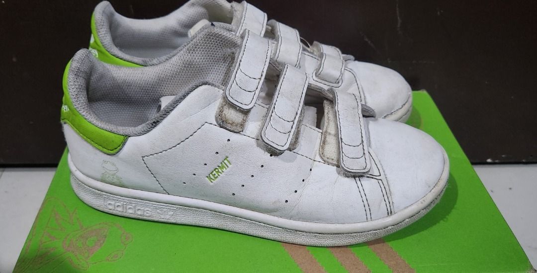 Adidas Stan Smith Kermit Size 2.5C 34cm