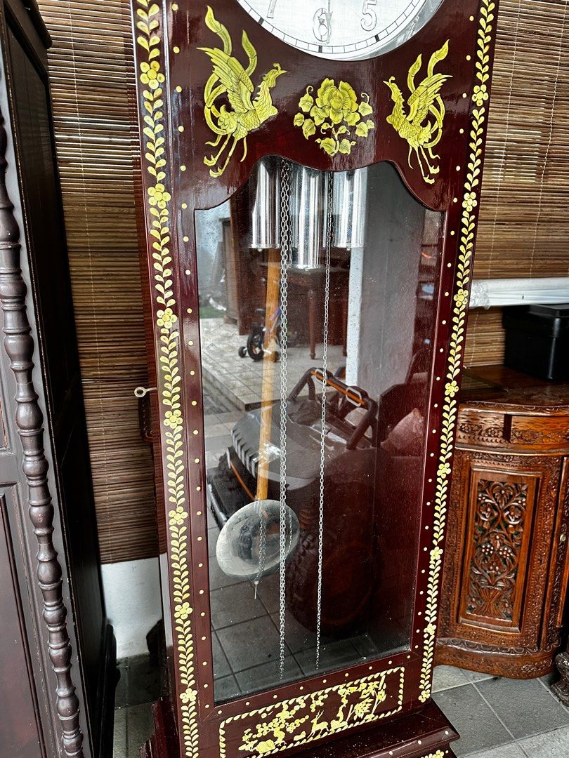 Moathe Antique moathe germany Grandfather Clock, Furniture & Home Living, Home ...