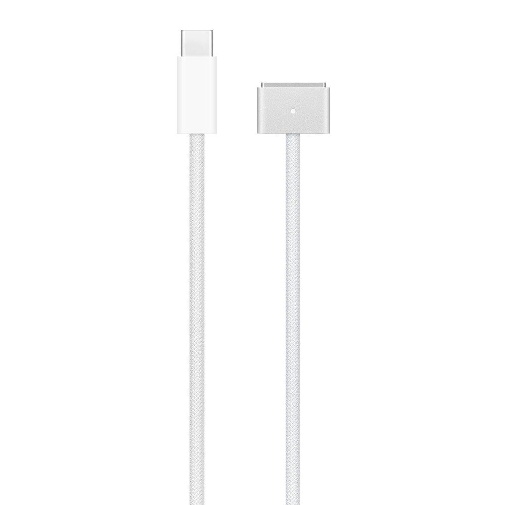 Apple macbook USB-C to Magsafe 3 Cable (2 m) (Category: Cables & Adaptors) located in Cainta. Submitted by adriannee (Listing ID 1318139544, Image 2). Description: Brand new Unused Extra Bought from the loop - This 2-metre charge cable features a magnetic MagSafe 3 connector that helps guide the plug to the power port of your MacBook Pro or Air. Pair it with a compatible USB-C power adapter to conveniently charge your MacBook from a power point a