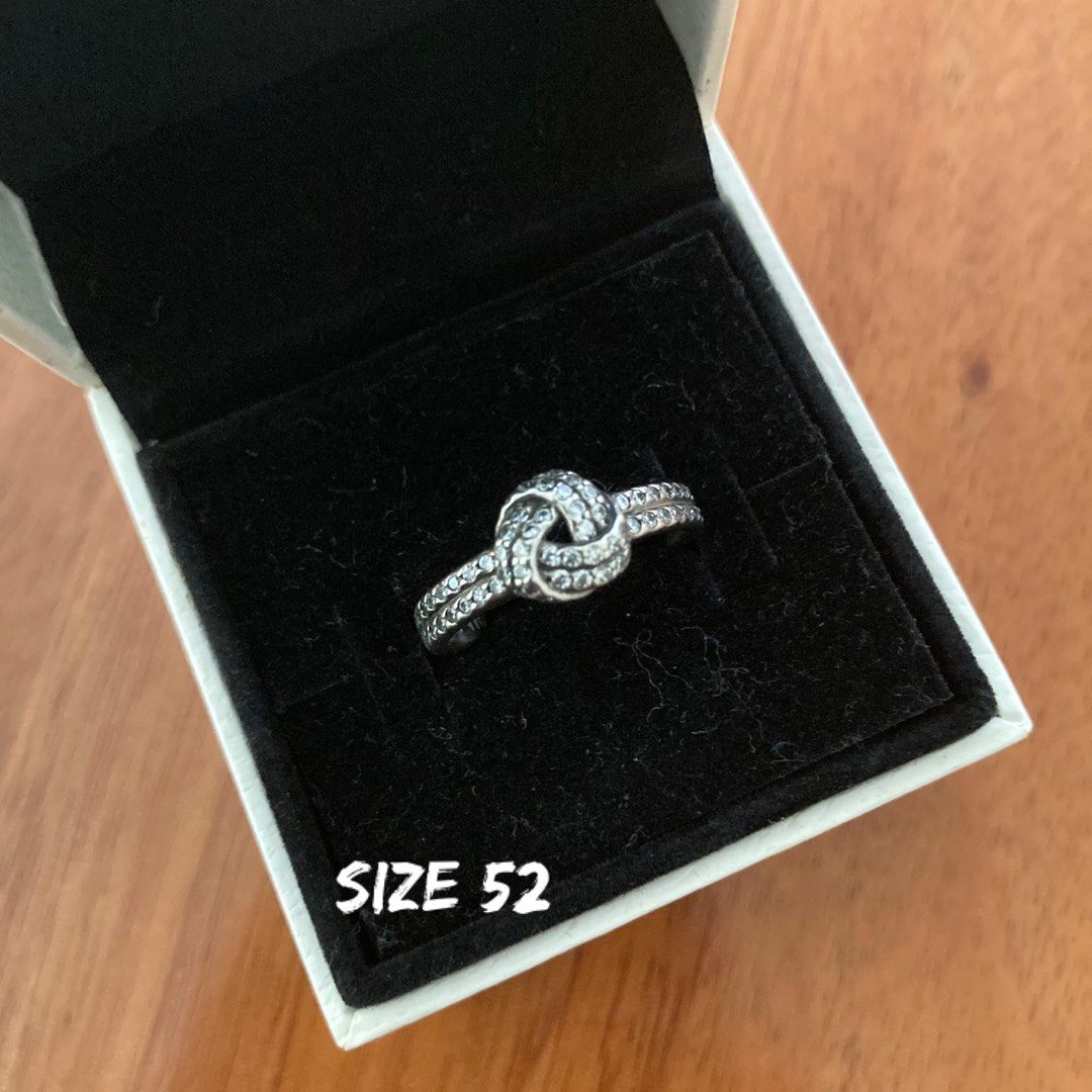 AUTHENTIC Pandora Love Knot Ring Women s Fashion Jewelry Organisers Rings on Carousell