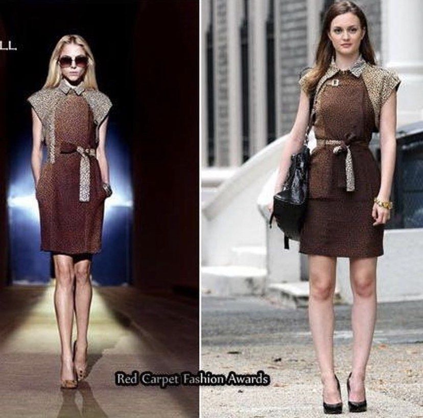 authentic GUCCI 2010 Fall leopard print dress