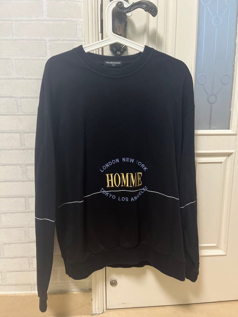 Homme hoodie balenciaga store