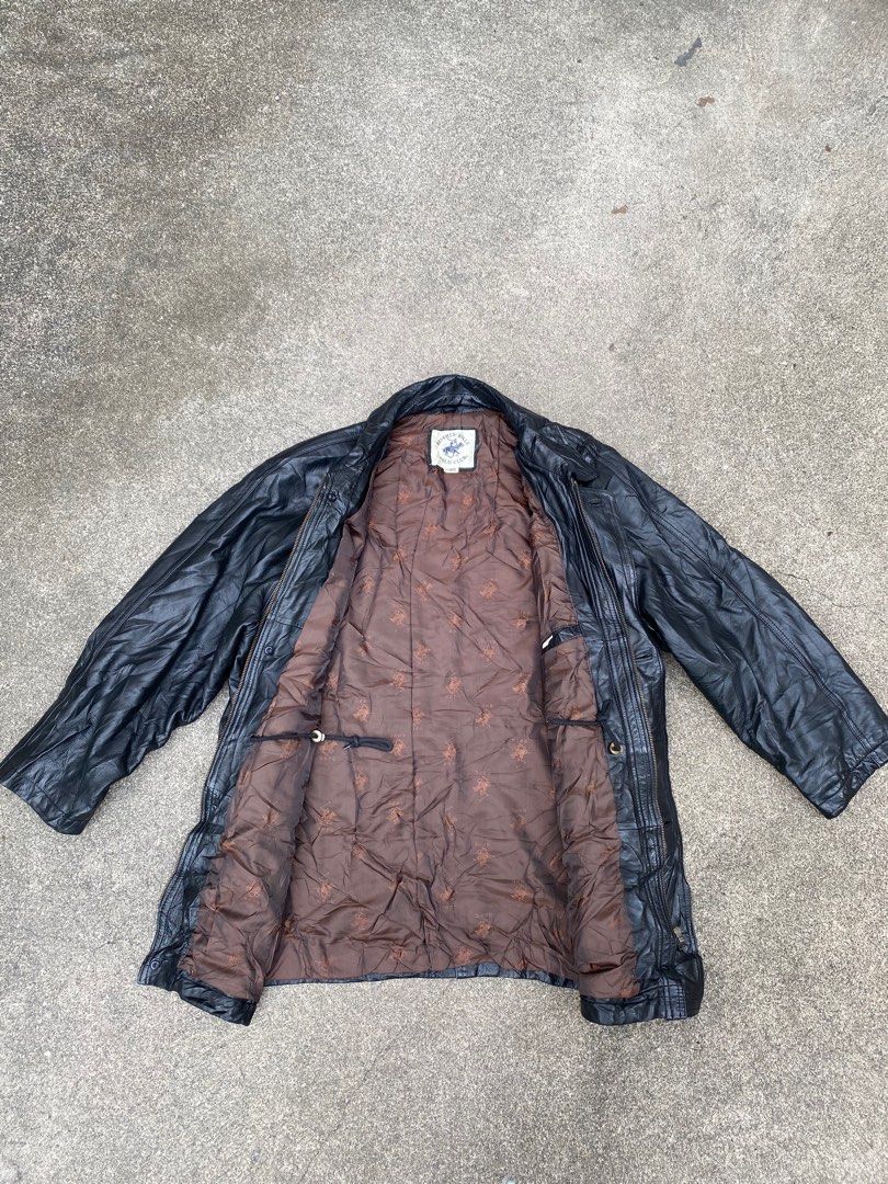 Beverly hills polo club leather jacket top