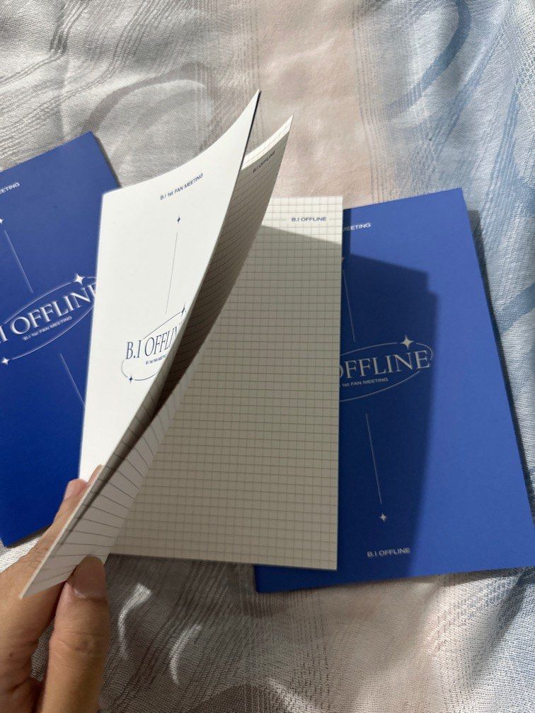 B.I HANBIN FAN MEETING MERCH MINI NOTE BOOK SET (Category: K-Wave Merchandise) located in Makati City. Submitted by drominna (Listing ID 1318165510, Image 3). Description: WHAT YOU SEE IS WHAT YOU GET.