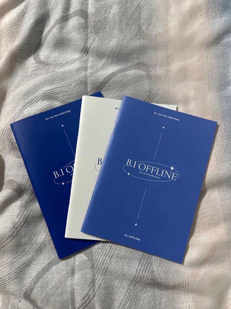 B.I HANBIN FAN MEETING NOTEBOOK AND NOTEPAD SET (Category: K-Wave Merchandise) located in Makati City. Submitted by drominna (Listing ID 1318166320, Image 2). Description: WHAT YOU SEE IS WHAT YOU GET can be sold separately (see separate listing) preferably sold as set.