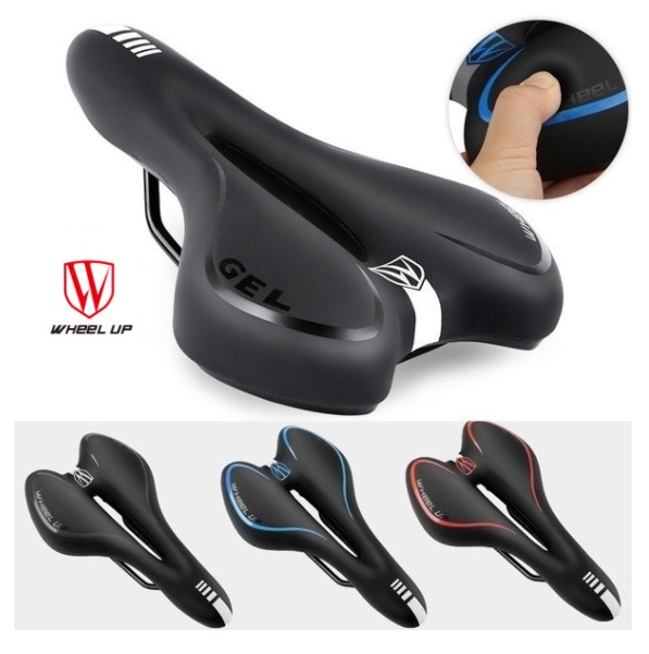 WHEELUP Bicycle Sporty Gel Saddle Seat PU Leather MTB Foldies Java Sava MOBOT Accessories