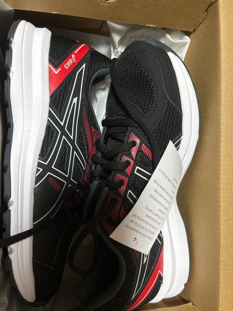 Black Classic Red Asics Running Shoes Gel Jolt 2E