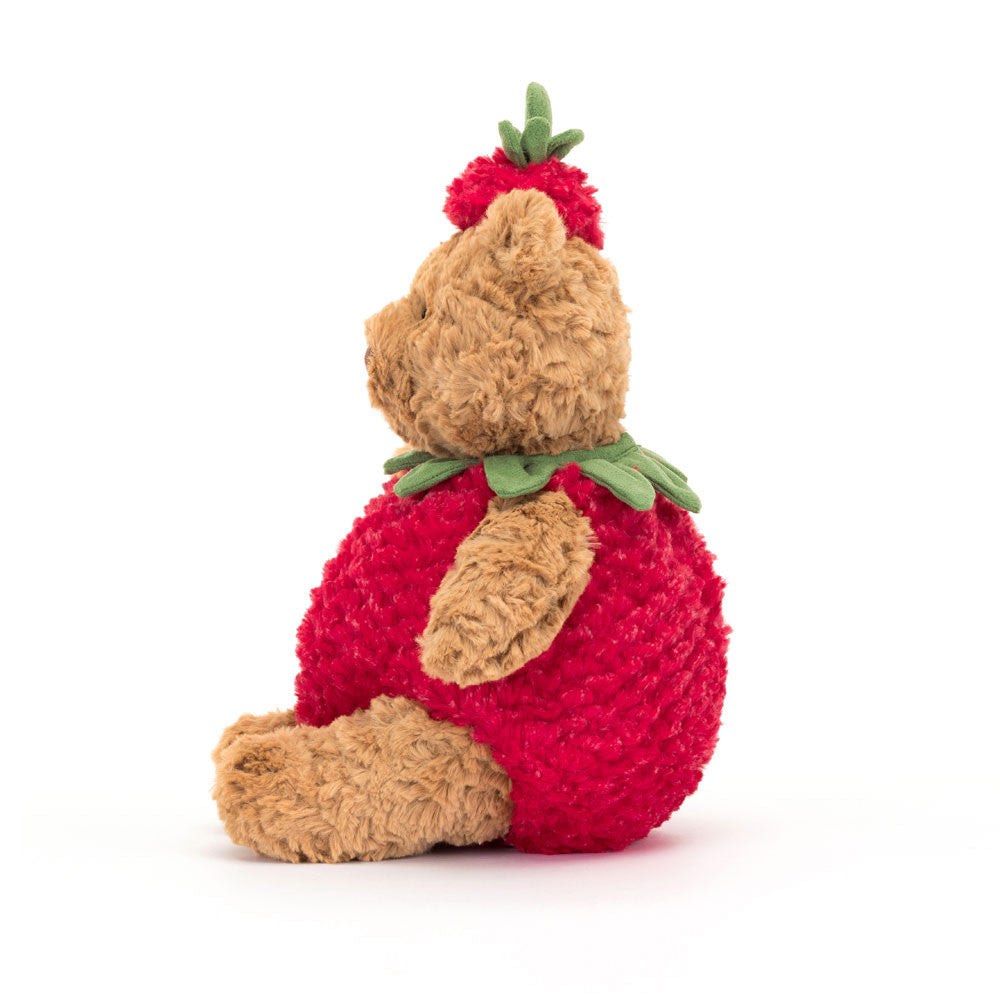 INSTOCK] BNWT Jellycat Bartholomew Bear Strawberry, Hobbies & Toys