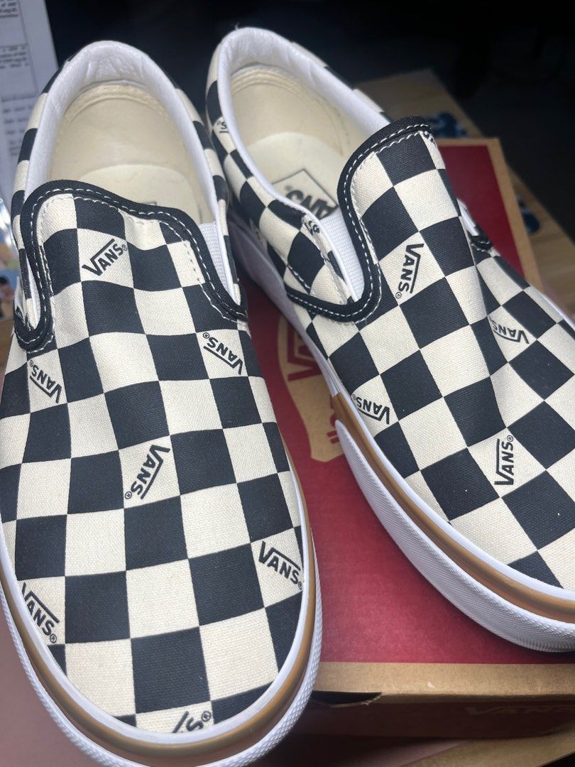 BRAND NEW Vans Classic Slip on S Checkerboard Multi True Women s Fashion Footwear Sneakers on Carousell