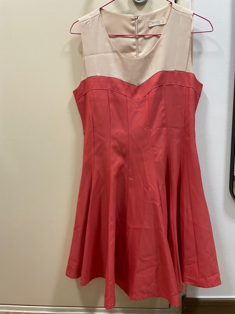 Korean orange dress cheap