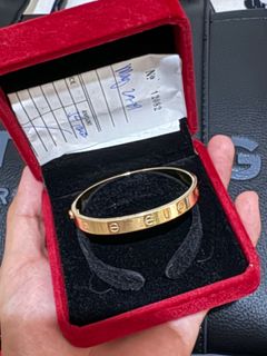 Cartier love bracelet 14k yellow gold best sale
