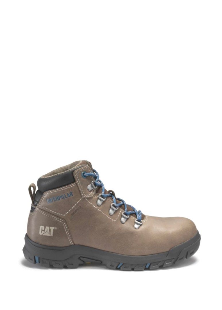 Caterpillar Women s Mae Steel Toe Waterproof Work Boot Bay Leaf