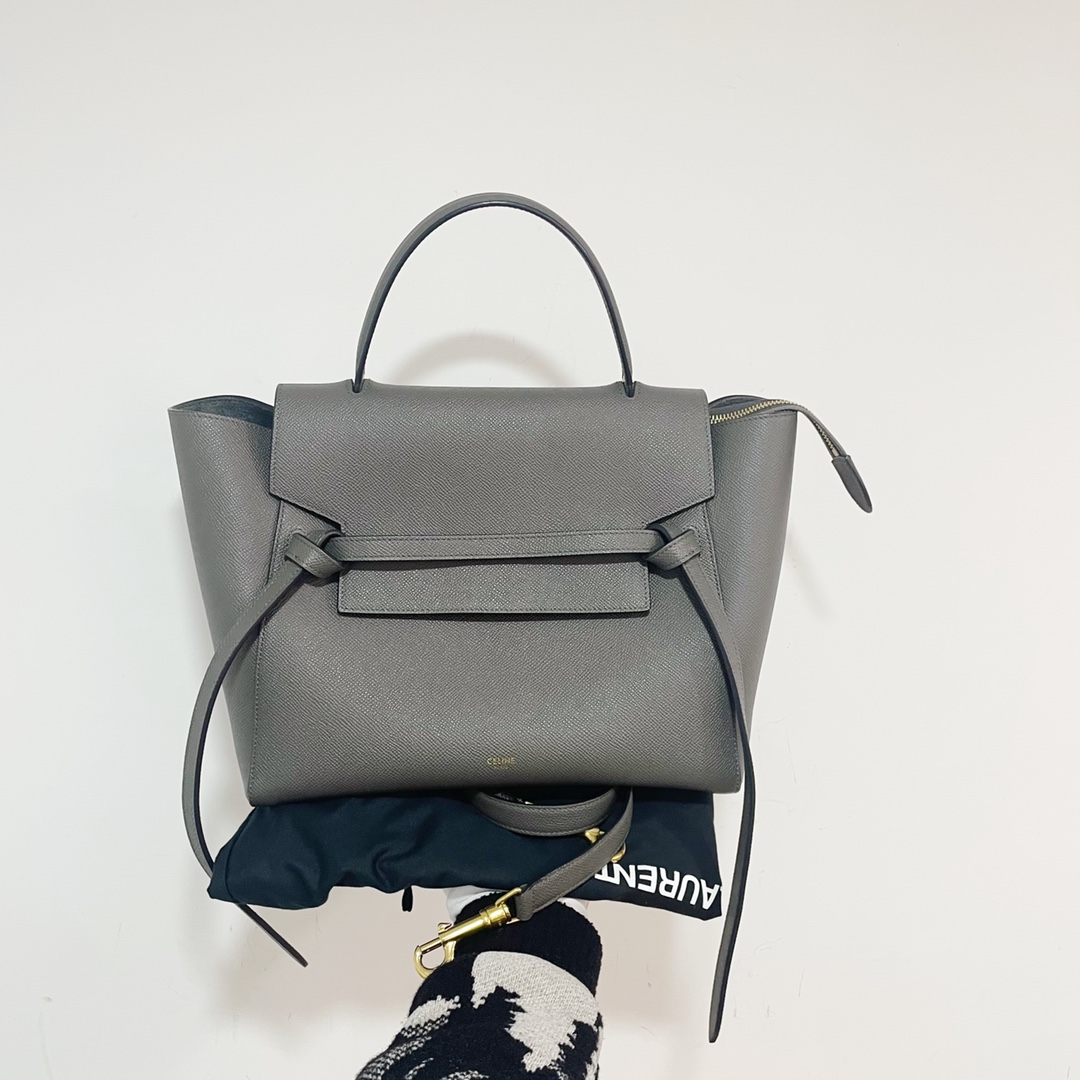 Celine belt bag mini grey online