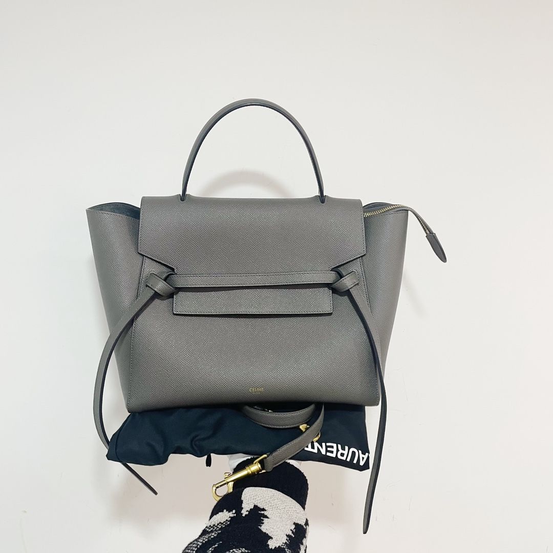 Celine belt bag grey online