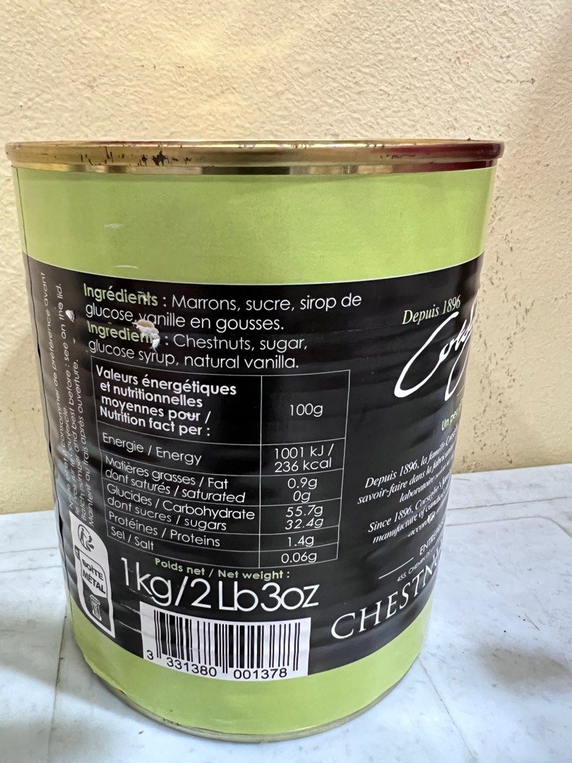Chestnut Paste (Category: Homemade Bakes) located in Kuala Lumpur. Submitted by dededo (Listing ID 1318096355, Image 2). Description: Blended and extracted from the highest quality of selected nut and vanilla to produce this natural paste, suitable and ideal for use in various sweet recipes, creams, as well as savory recipes..